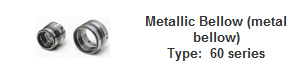 metallic bellow seal